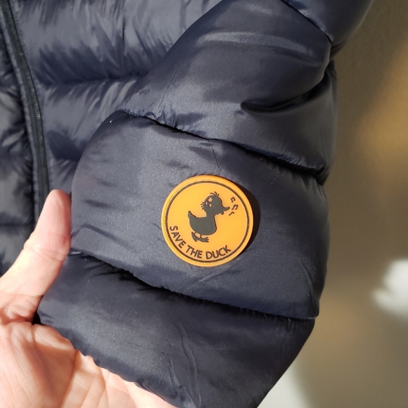 Save The Duck Nolan Ultra Light Navy Blue Puffer Vest Size large - Picture 7 of 13
